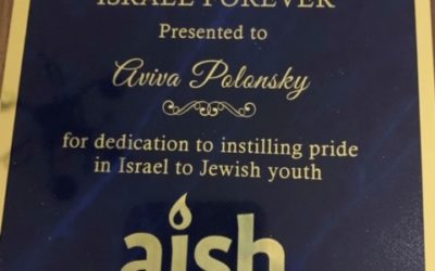 Thank you Hasbara Fellowship for honouring Aviva Polonsky with the Israel Forever Award!